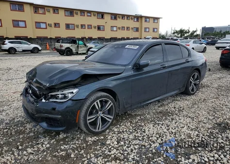 2016 BMW 750 Xi from USA, damaged, VIN WBA7B0C53GG526850